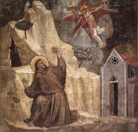 GIOTTO di Bondone Stigmatisation of Saint Francis Sweden oil painting art